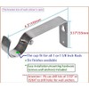 Fix Curtain Rod Bracket Set of 4 for 1 Or