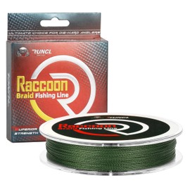 RUNCL Upgraded Braided Fishing Line, Colorfast Fishing Line Braid for Bass, Trout, Crappie, Pro Grade Ultra Strong Braid for Saltwater Freshwater, Abrasion Resistant, Zero Stretch, 6-80lb