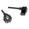 Odedo® Power Cord 2 Metres on Angled Female C13/IEC13 2