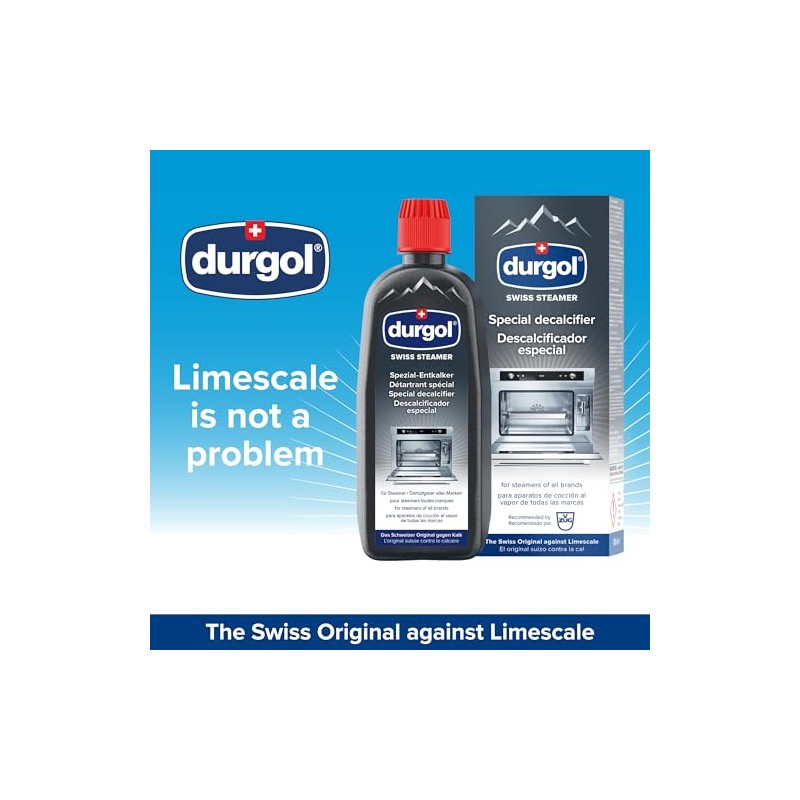 Durgol Swiss Steamer Descaler - 16.9 Fl Oz Powerful Solution