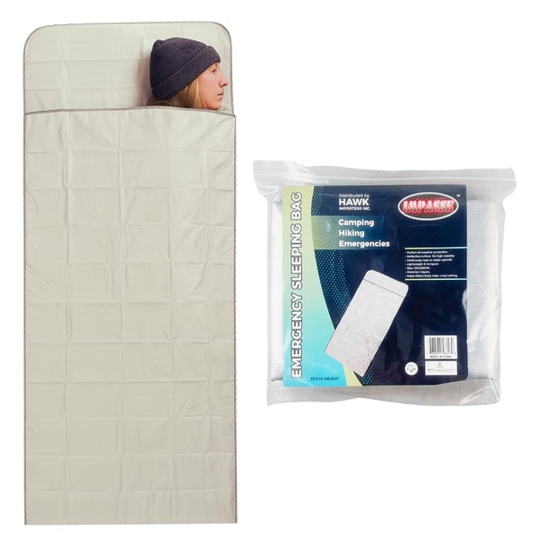 IMPASSE 4-Layer Emergency Sleeping Bag – 39"x87" – Reflective, Lightweight