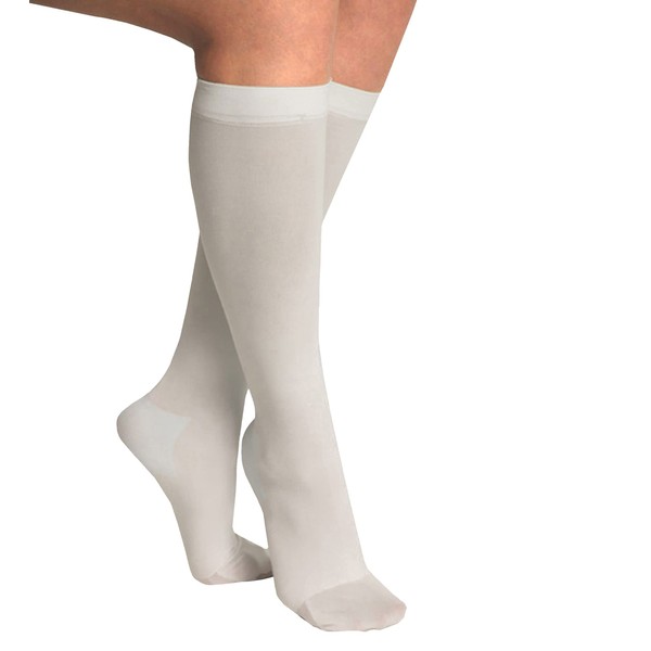 ITA-MED Anti-Embolism Knee High Stockings for Men & Women, Light Compression Socks (18 mmHg), Medical Orthopedic Support Stockings for Varicose Veins, Edema, Swelling, Soreness, Pain, & Aches, Large