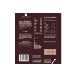 Antler Farms - 100% Grass Fed New Zealand Whey Protein Isolate, Cookies & Cream Flavor, 2 lbs - Pure and Clean, 5 Ingredients, Cold Processed