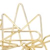 100PCS Metal Crown Paper Clips Multifunctional Rustproof Electroplating Process Prevent