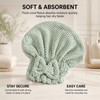 Hair Wrap Towel Set - Hair Towel Cap - Coral