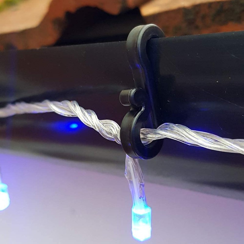 S4U Plastic Gutter Hooks Multi Pack Outdoor Christmas Lights S