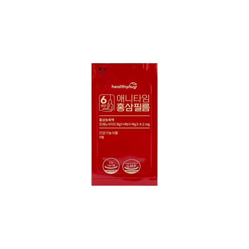 Healthy Hug 6-Year-Old Anytime Red Ginseng Film 211mg 20 Films