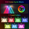 SunFlickt Solar Fence Lights Outdoor 16-Pack | IP67 Waterproof Solar