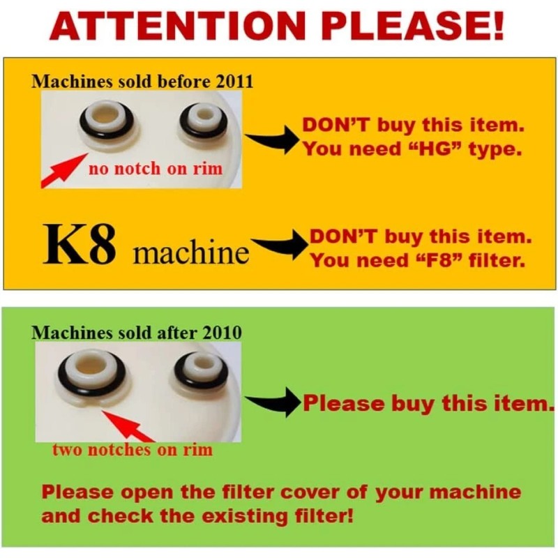 IonHiTech KANGEN Compatible HG-N (NOT F8) Replacement Filter for Enagic