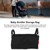 Baby Stroller Storage Bag Large Capacity Multi Compartments Baby Stroller