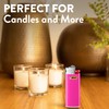 BIC Mini Lighters, Reliable and Safe, Lighters for Candles, Assorted