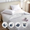 Simple&Opulence Cooling Comforter Queen Size Summer Blankets for Hot Sleeper