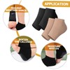 FOMIYES Elastic Heel Socks Foot Protector Moisturizing Gel for Dry