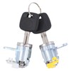 MOTOKU Ignition Switch and Door Lock Cylinder Key Kit for