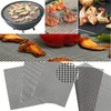 Non-Stick BBQ Grill Mesh Mat - Reusable and Fire Resistant