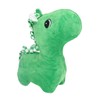 Plush Green Horse Toy Portable Mini Soft Comfortable Cute Fun