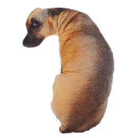 Garneck 3D Dog Cushion Simulation Plush Inu Cushion Stuffed Animal Cushion for Sofa Chair Home Decoration