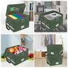 DocSafe Fireproof Document Box with Lock,File Storage Organizer with Mesh
