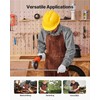 VEVOR Leather Welding Apron Split Leg, Heavy Duty Cowhide Flame