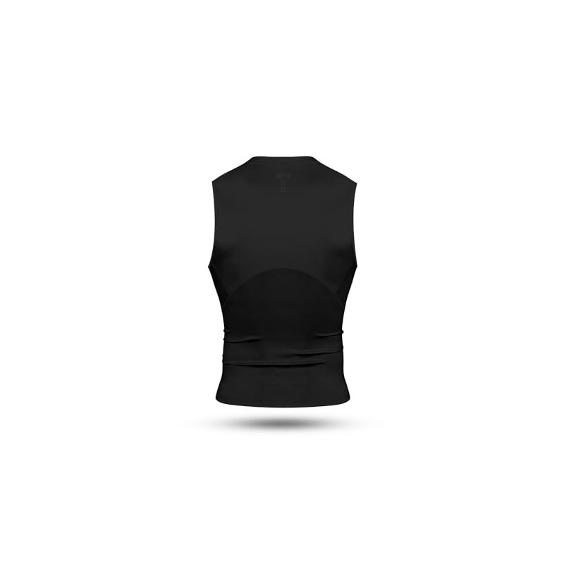 Nxtrnd Men's Compression Tank Top, Sleeveless Compression Shirt (Black, Medium)