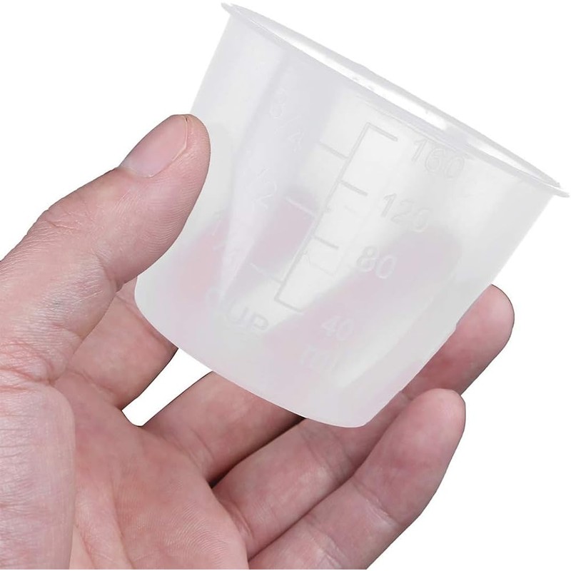AKOAK Plastic Transparent rice Measuring Cup, 160ml Rice Cooker Measuring