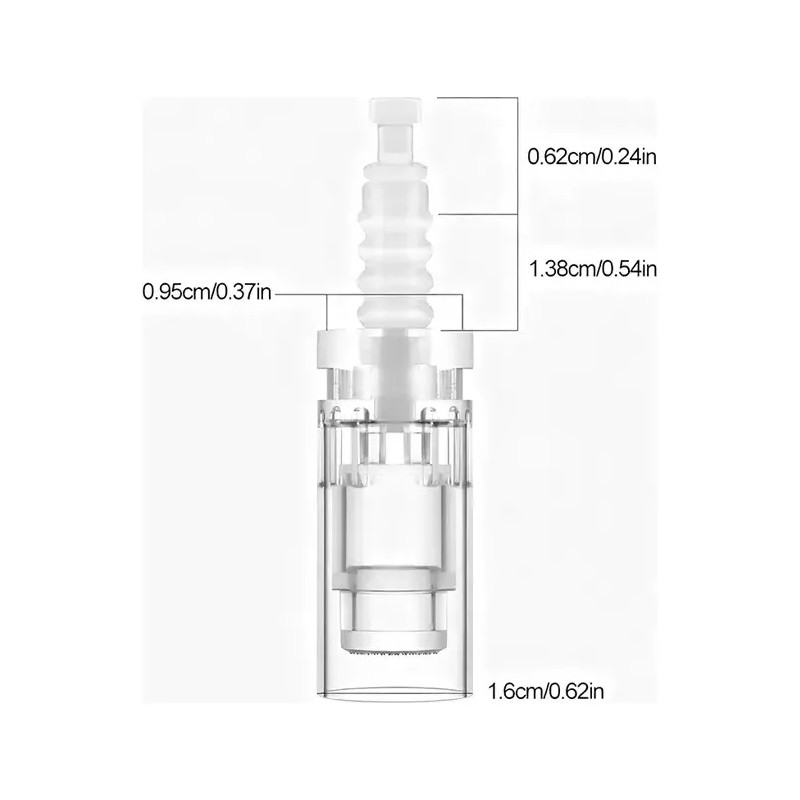 Dermaroller Barba Rodillo Dermafol 0.5mm Titanio Con Estuche