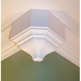 Crown Molding Corner Outside Block Fits 4 - 4 1/4 Inch Crown Molding