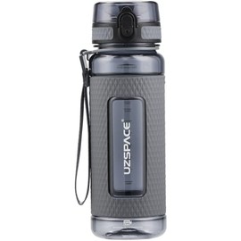 OM SUPPLIES Water Bottle Fruit Infuser Sports Water Bottle 800ml, BPA Free Tritan Non-Toxic Plastic, Leakproof (Bark Grey)