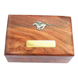Gamekeepers Cottage gifts Horse Racing Plain Wooden Jewellery Keepsake Storage Box With Free Engraving 187