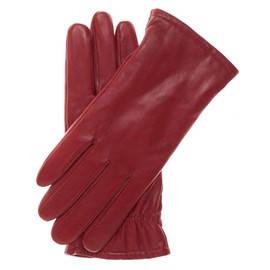 Pratt and Hart Broadway Lady’s Classic Thinsulate Lined Leather Gloves Size 8.5 Red
