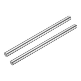 sourcing map 2pcs Linear Motion Rod Shaft Guide 12mm x 200mm (0.472" x 7.87") Case Hardened Steel Chrome Plated, Metric Linear Rail Rod for 3D Printer, CNC Machine