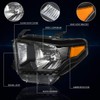 PM PERFORMOTOR Headlights Assembly Compatible with 14-20 Toyota Tundra, Pair
