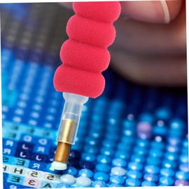 SHINEOFI 10pcs Slip Pen Grippers for Pencils Handle Grip for Writing Training Devices Ergonomic Grip Sleeve for Ball Pen