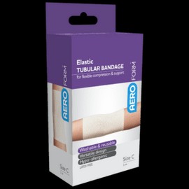 AEROFORM Size C Adult Limbs Elastic Tubular Bandage 7cm x 1M