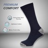 Snackmate Work Socks Heavy Duty Performance Workwear Crew Cotton Rich
