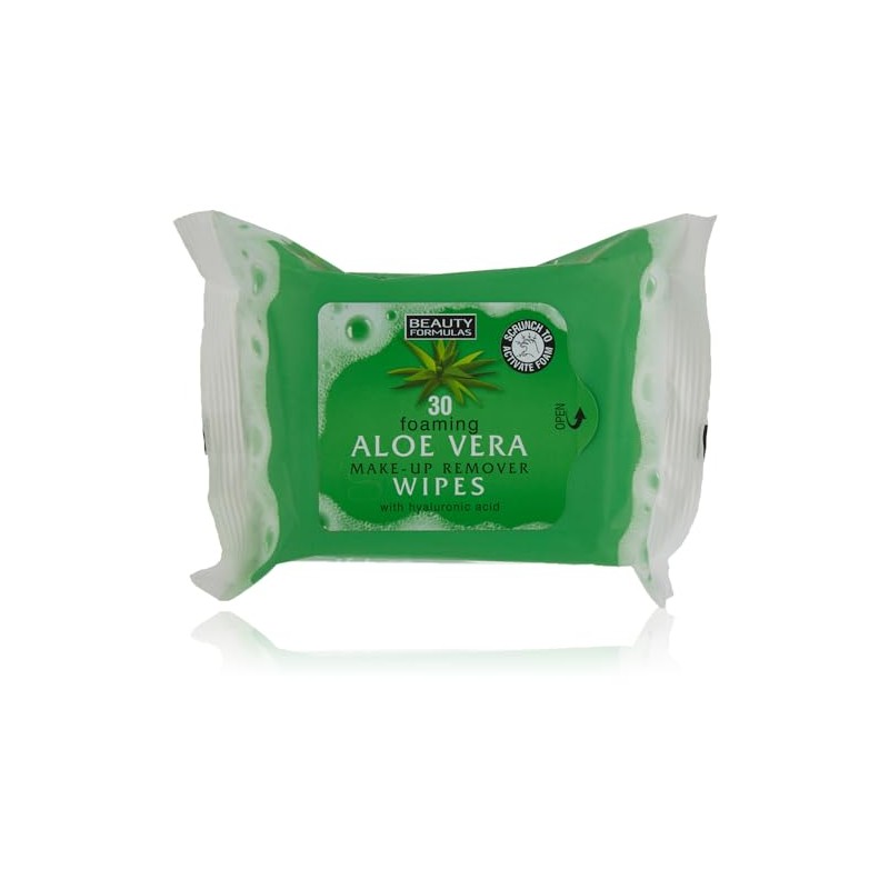 BEAUTY FORMULAS ALOE MAKE-UP REMOVER WIPES