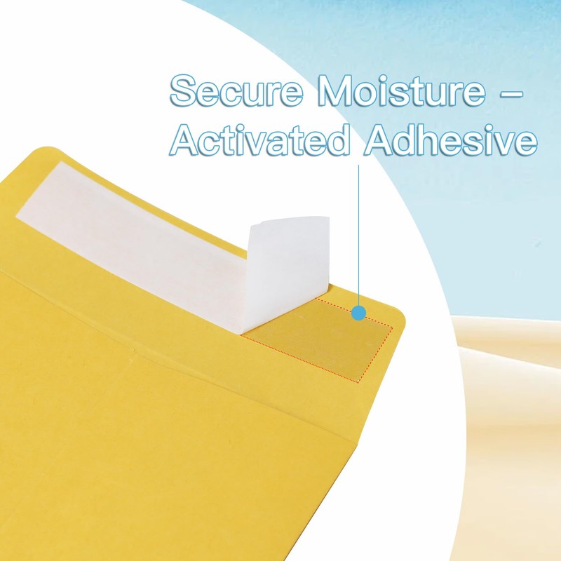 28lb 500Pcs Cash Deposit Envelopes with Self Seal Closure –