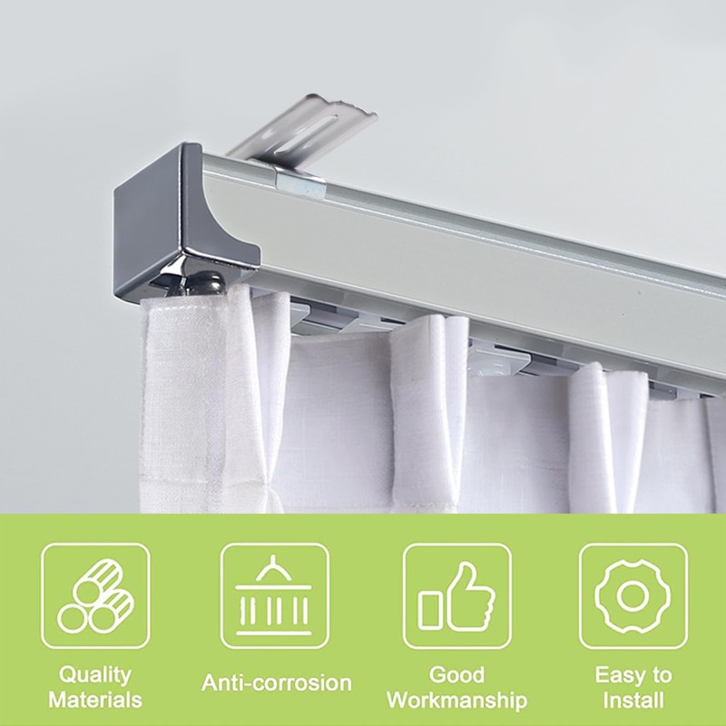UFURMATE Vertical Blind Bracket, 6 Pcs 4.2 Inch Length Metal