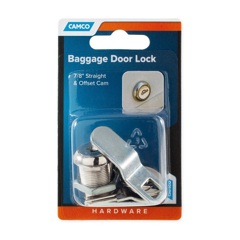Camco 44353 7/8" Offset Baggage Lock, Multicolor