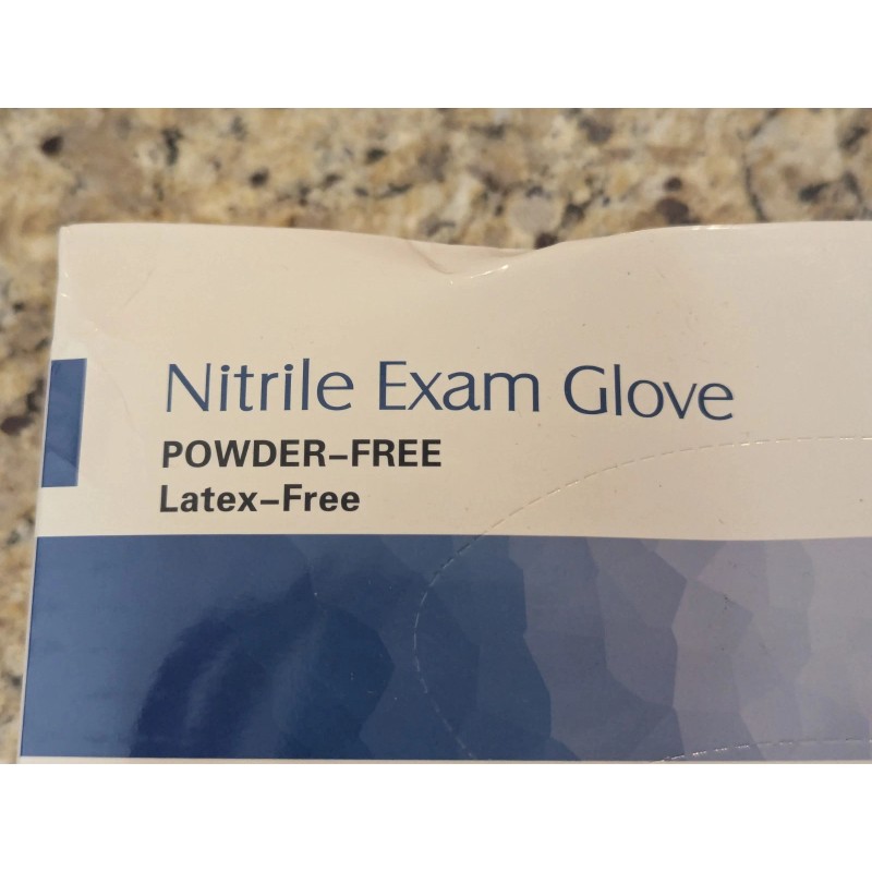 Stop C-19 Nitrile Exam Gloves Powder-Free Latex Free Stop C-19