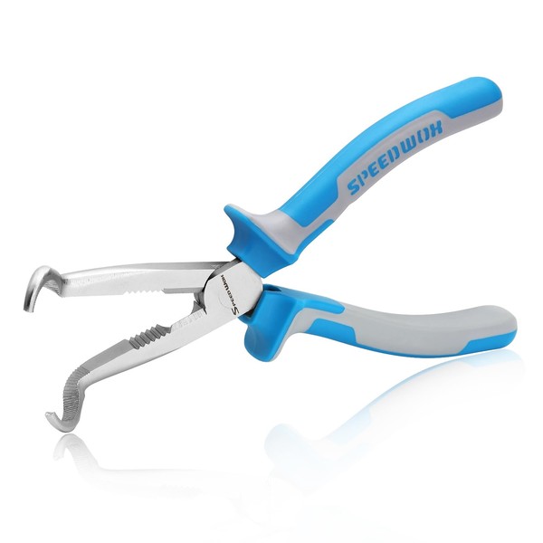 SPEEDWOX 8-Inch Spark Plug Removal Pliers Hose Grip Pliers Offset