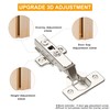 Luokim 2 Pack 1 Pair Full Overlay Soft Close Cabinet