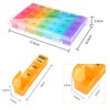 Opret Pill Box Organiser 7 Day, Pill Dispenser Weekly 4