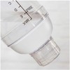 FEOOWV Plastic Cocktail Shaker,Drink Mixer Hand Shaker Cup with Scales,Transparent