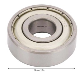 PCC SEALED 6201Z Bearing 12 x 32 x 10 mm for Pit Bike Wheels
