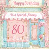 Hunts England - 80th Nanny La Petite Patisserie Birthday Card