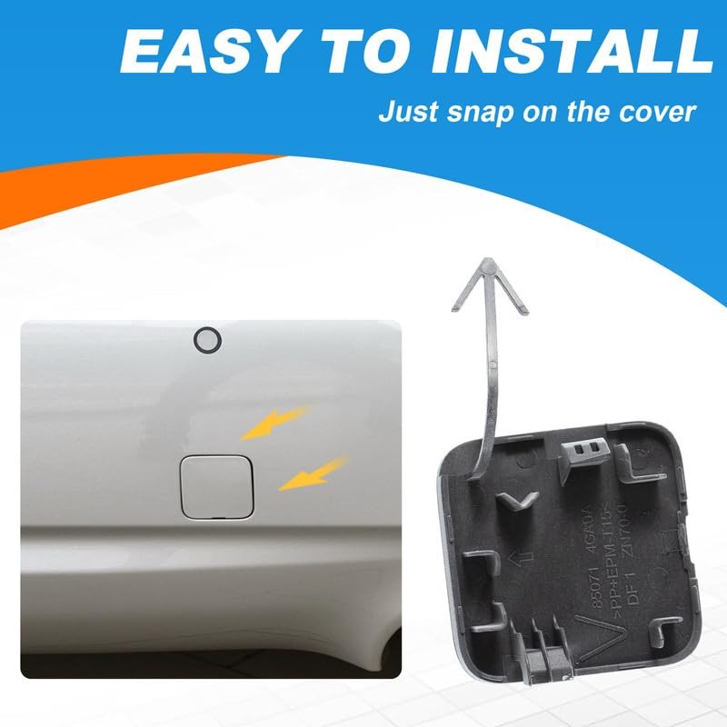 CZShiYue Car Rear Bumper Tow Hook Cover Cap Towing Eye
