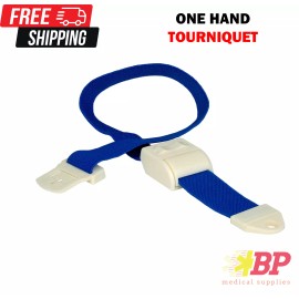 Ever READY One Hand Tourniquet First Aid Quick Release Medical Sport Emergency Buckle BLUE
