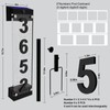 IVWVI Solar House Numbers for Outside, Acrylics Solar Address Sign