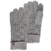 isotoner Men's Gloves Geometric Pattern -